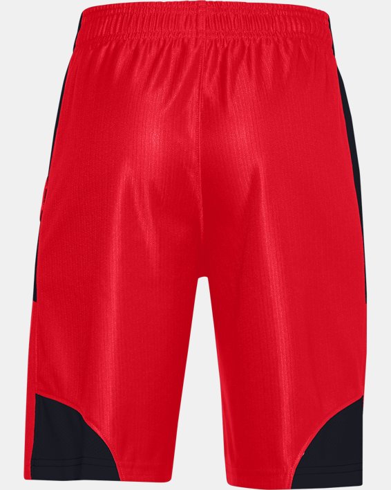 Boys' UA Perimeter Shorts, Red, pdpMainDesktop image number 1